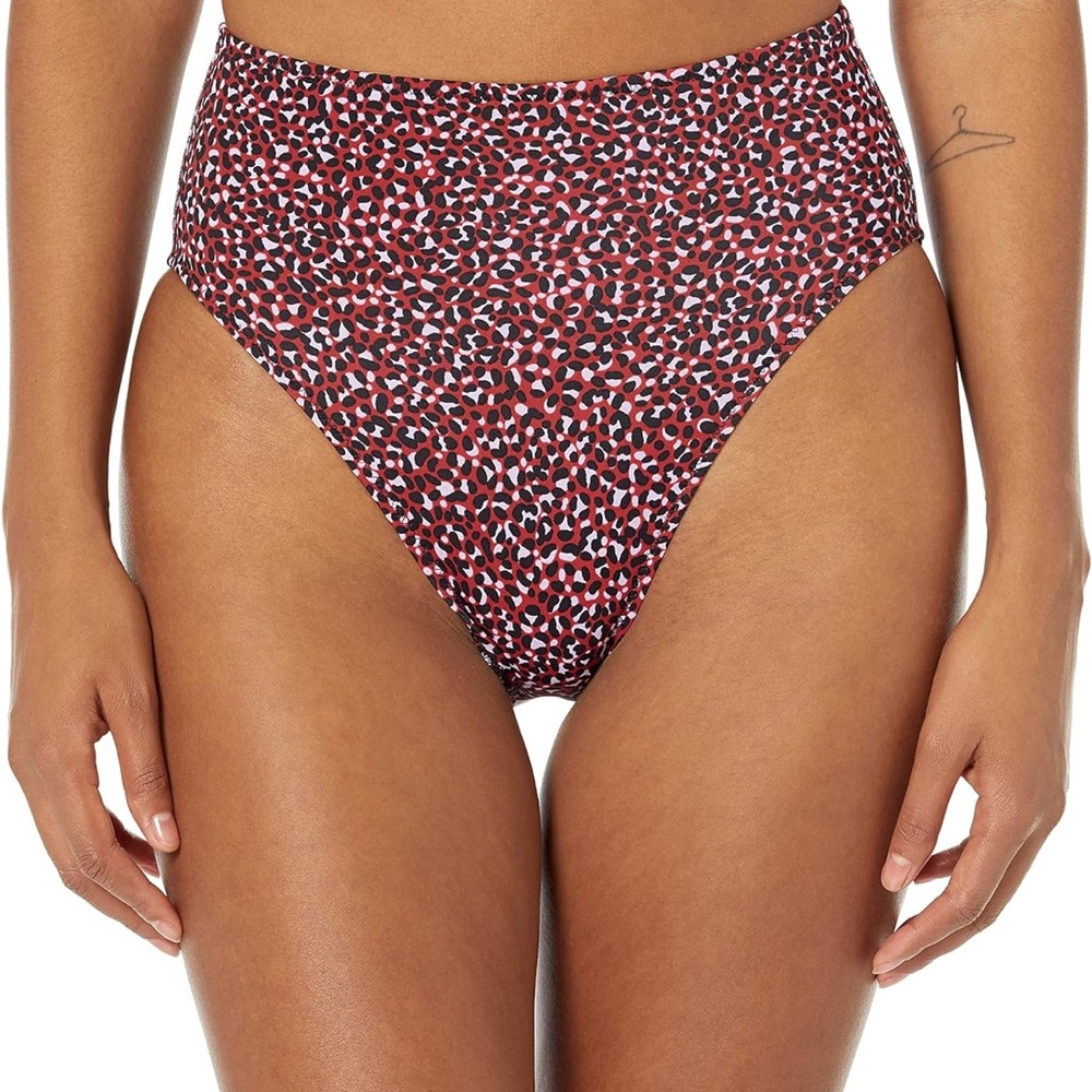 Amazon Essentials Women's High Waist High Leg Bikini Bottom size xs